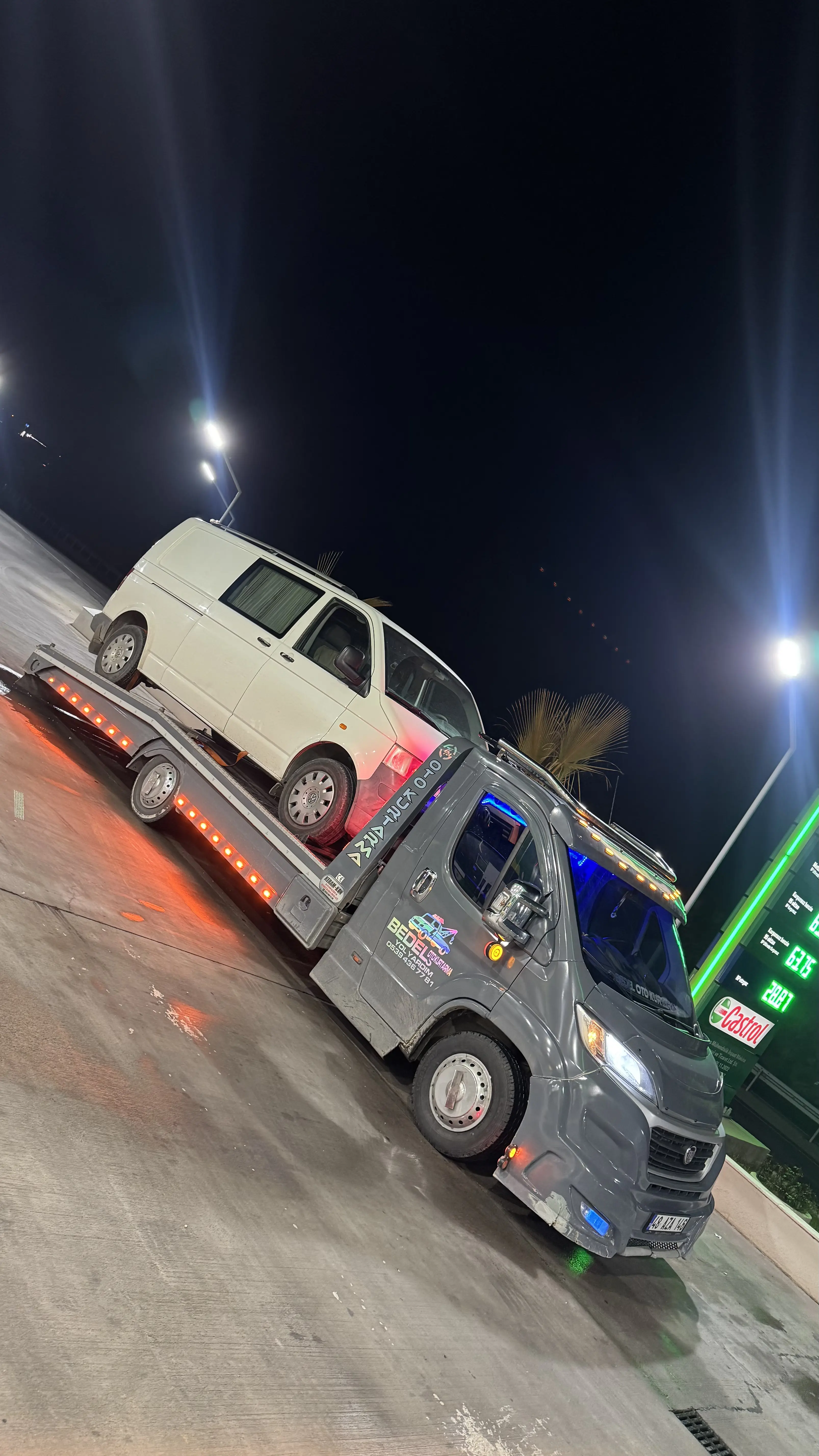 Muğla yollarında Bedel Oto Kurtarma çekici aracı